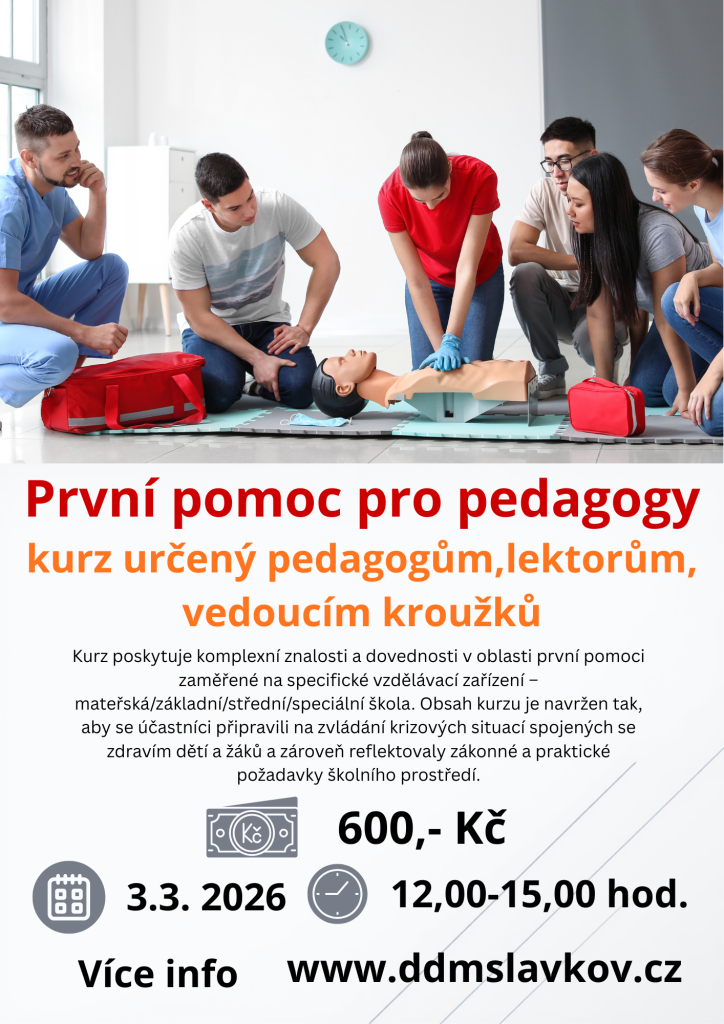 Kurz první pomoci pro pedagogy