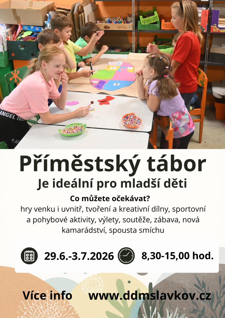 Příměstský tábor od 1.třídy