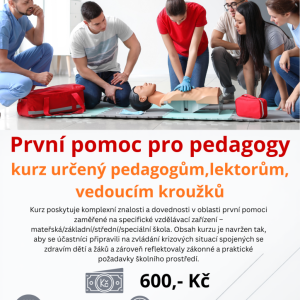 Kurz první pomoci pro pedagogy